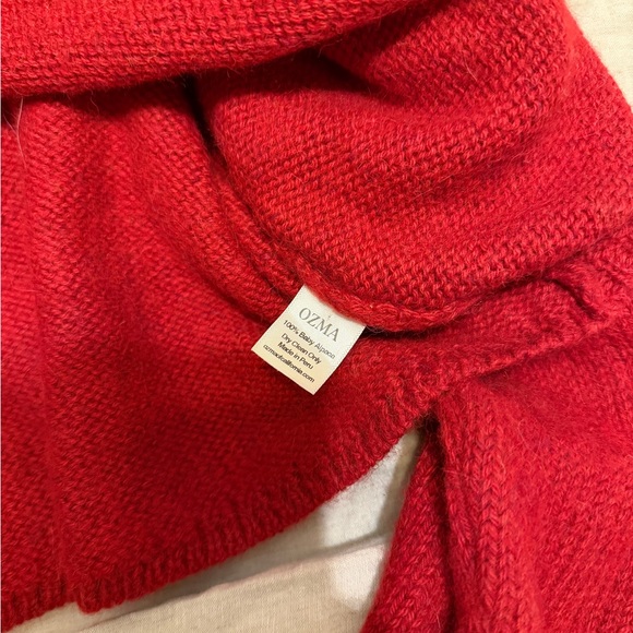 OZMA Everyday Cardigan in Red - Picture 7 of 8